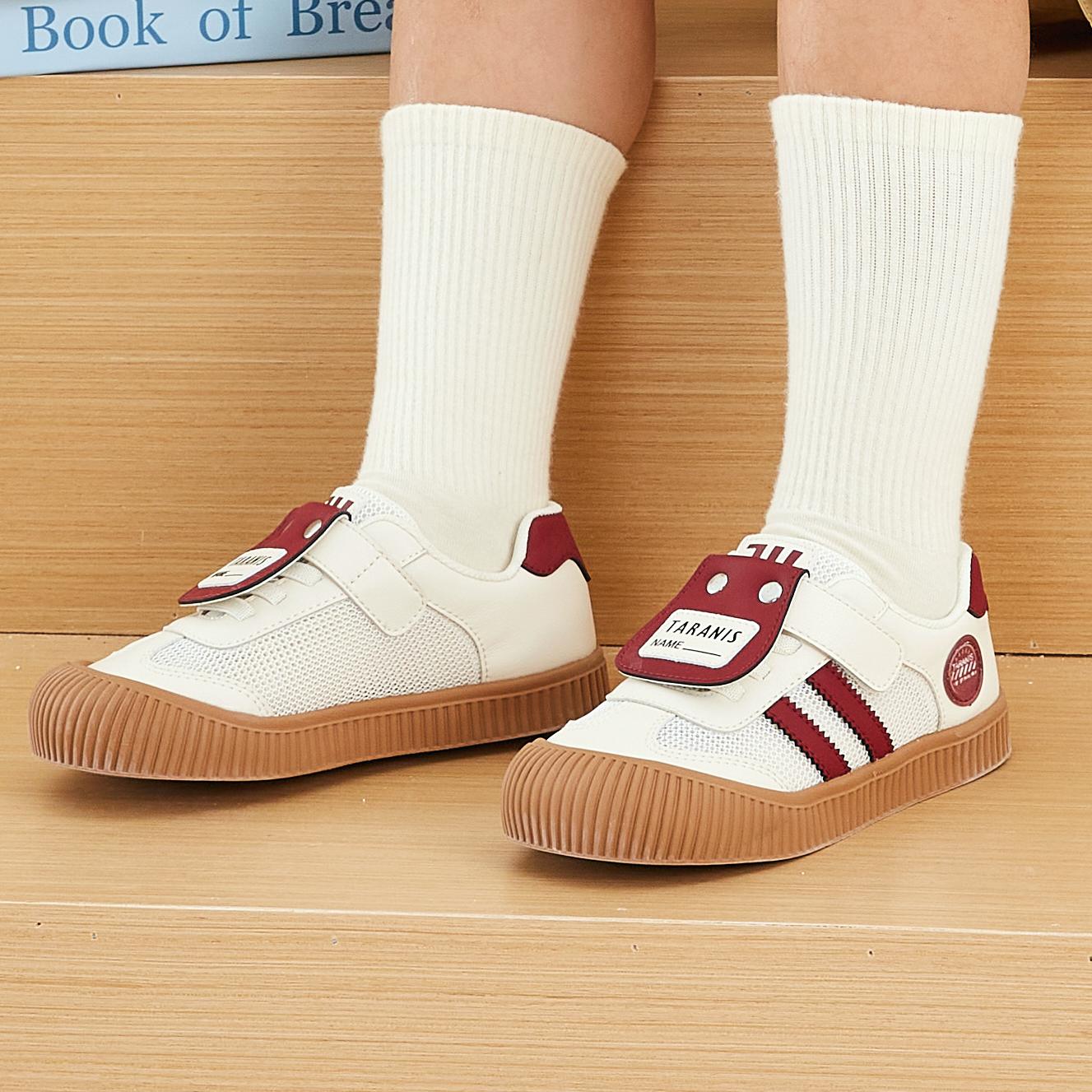 TARANIS Campus Walk Long Tongue Trainers Two Stripe