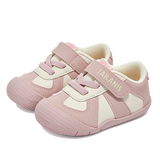 TARANIS 1 Stage Cream Toddler Walking Shoes for Boys and Girls with Wide Toe and Soft Bean Fiber Insole
