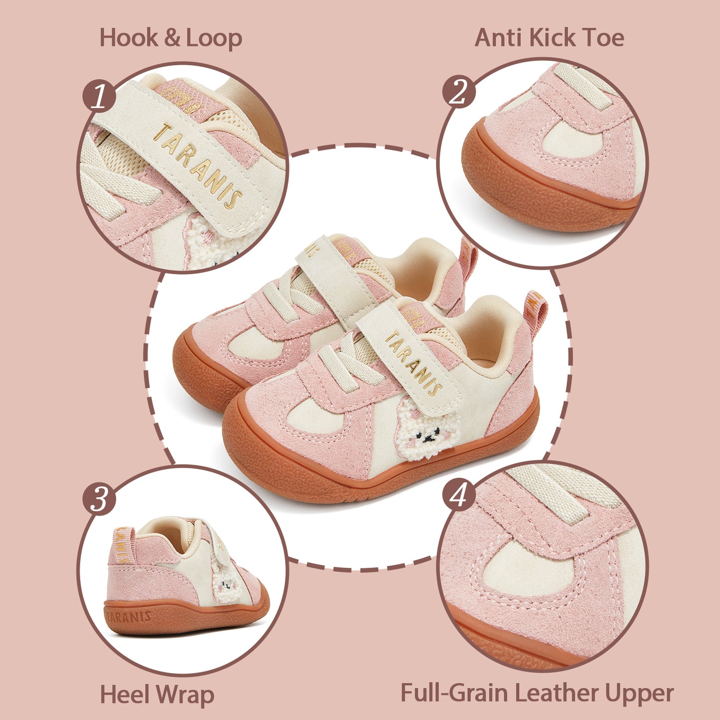 TARANIS First Steps Shoes Leather