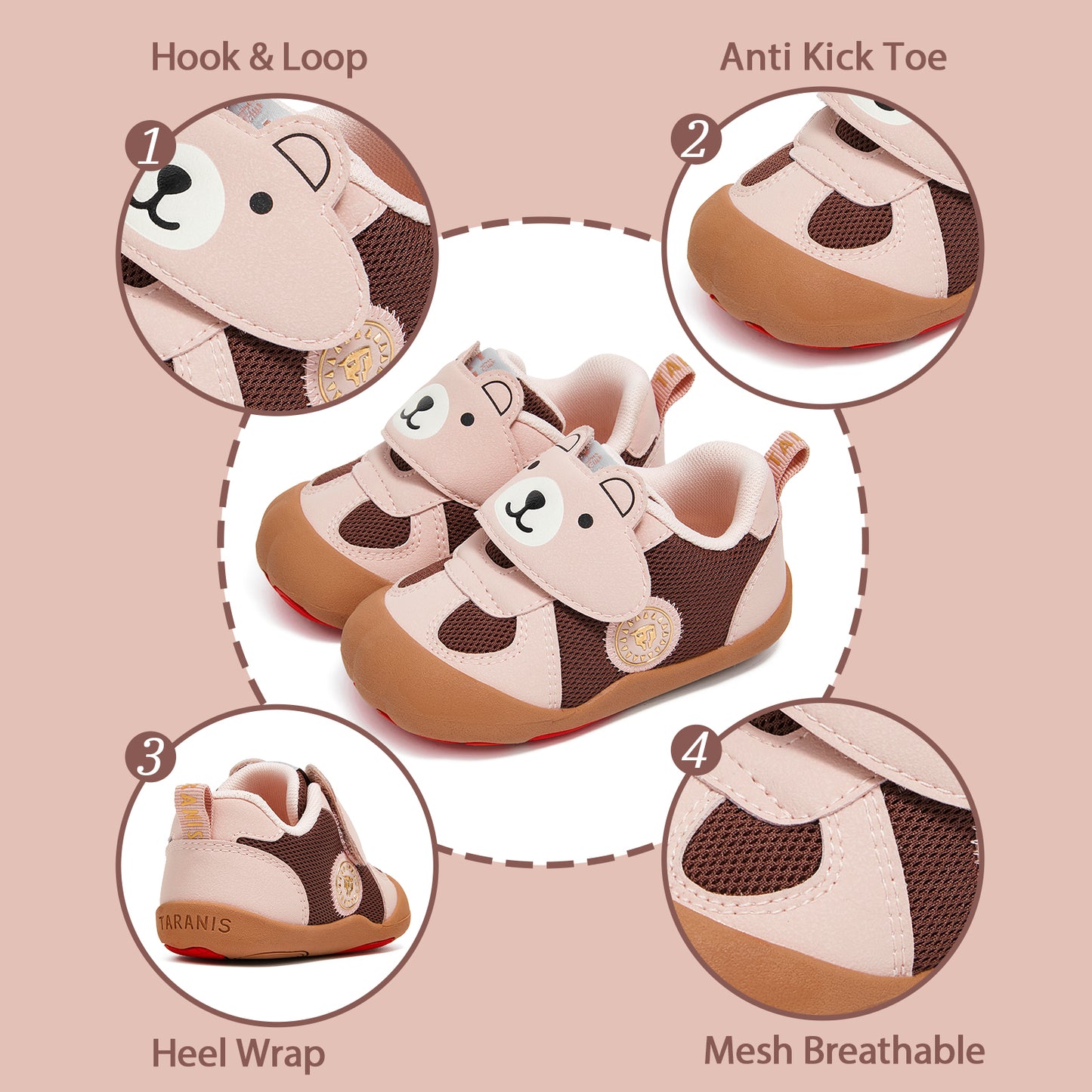 wide toe box baby shoes for natural foot growth