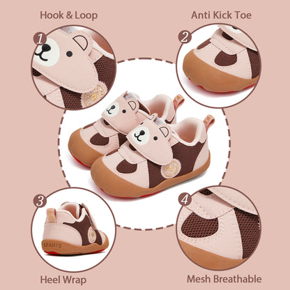 wide toe box baby shoes for natural foot growth