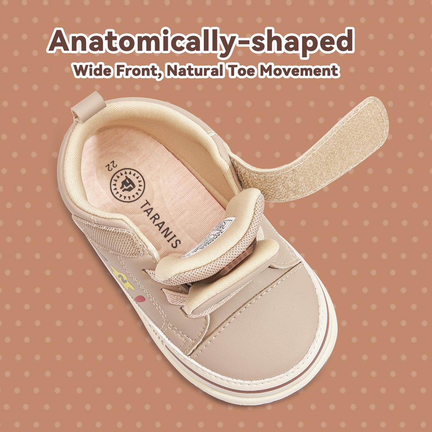 TARANIS Toe Shield Toddler Sneakers Flex Step