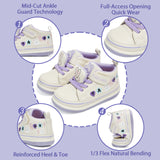 TARANIS 2 Stage 211 Series Boys and Girls Baby Sneakers with Panda Design Mid Cut Support Easy Wear Soft Sole