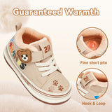 TARANIS Stage 2 211 Baby Girls & Boys Winter Fleece-Lined Warm First Walkers Non-Slip Shoes
